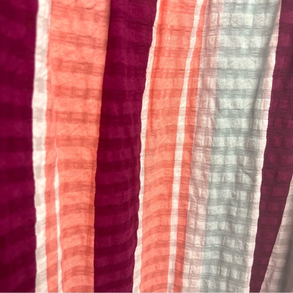 Tanya Taylor Swim NWT Leandra Smocked Striped Cover Up Dress Women’s 1X - Picture 8 of 11